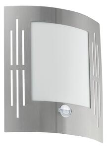 EGLO 88144 - Senzorové venkovní nástěnné svítidlo CITY 1xE27/15W/230V IP44