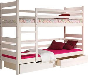 Casarredo Patrová postel DAREK s úložným prostorem | barva: dol borovice natural