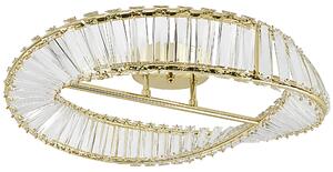 Toolight Stropní LED osvětlení Modern Crystal SWE095-C 50cm zlaté