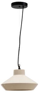 Béžové keramické závěsné světlo Kave Home Portol 31 cm