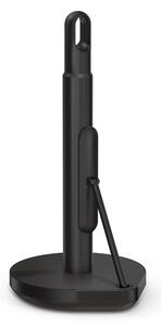 Držák na papírové utěrky Simplehuman – pro role do 17 cm, bílá ocel