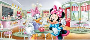 Dětská vliesová fototapeta na zed' Snídaně s Minnie a Daisy, Disney | 202 x 90 cm | DFTDNH 5344