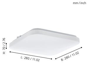 Eglo 97874 - LED Stropní svítidlo FRANIA LED/11,5W/230V