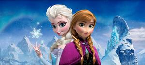 Dětská vliesová fototapeta na zed' Ledové království Elsa a Anna, Disney | 202 x 90 cm | DFTDNH 5370
