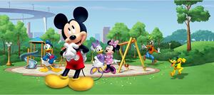 Dětská vliesová fototapeta na zed' Hřiště Mickeyho Mouse, Disney | 202 x 90 cm | DFTDNH 5382