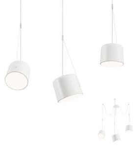 Redo 01-1825 - Lustr na lanku DODO 3xE27/15W/230V pavouk bílá