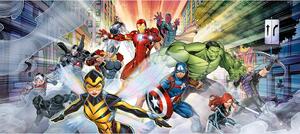 Dětská vliesová fototapeta na zed' Marvel Avengers v bitvě, Disney | 202 x 90 cm | DFTDNH 5397