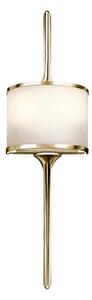 Kichler KL-MONA-S-PB - LED Koupelnové svítidlo MONA 2xG9/3W/230V IP44 zlatá