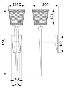 Elstead BATH-VERITY-PG-LED Koupelnové nástěnné svítidlo VERITY 1xG9/3W/230V IP44