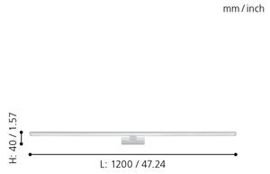 Eglo 99297 - LED Koupelnové osvětlení zrcadla PANDELLA LED/14W/230V IP44