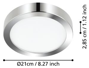 Eglo 900641 - LED Koupelnové stropní svítidlo FUEVA LED/17W/230V IP44 chrom
