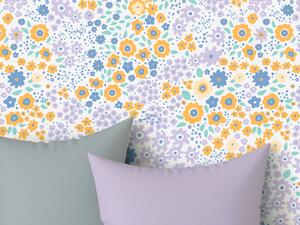 FUGU Květinová tapeta na zeď - Letní kvítky lavender kids Materiál: Digitální eko vlies - klasická tapeta nesamolepicí
