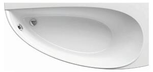 Asymetrická vana Ravak Avocado 160x75 cm akrylát pravá CH01000000