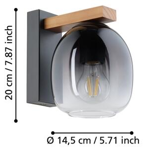 Eglo 900826 - Nástěnné svítidlo FILAGO 1xE27/40W/230V
