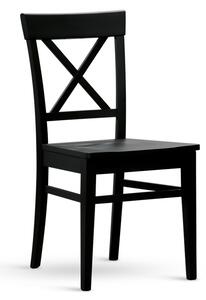 Stima Židle GRANDE s masivním sedákem Odstín: Černá (lak)