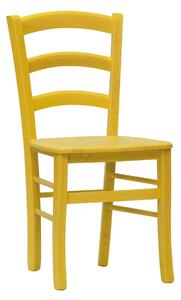 Stima židle PAYSANE COLOR s masivním sedákem Odstín: Žlutá (anilin)