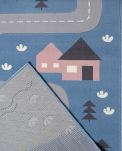 Dětský koberec Adventures 104536 Sky-blue 80x150 cm