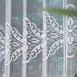 Dekorační metrážová vitrážová záclona SIMONA bílá výška 90 cm MyBestHome