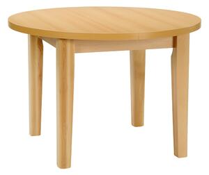 Kulatý stůl MAX Rozměr: průměr 105 cm pevný, Odstín: Rustikál