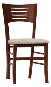 Stima Židle ATALA s čalouněným sedákem Odstín: Olše, Látky: TRISTAN beige 14