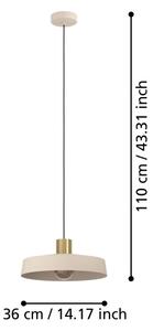Eglo 900429 - Lustr na lanku VALDIOLA 1xE27/40W/230V