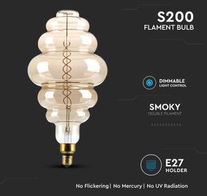 LED Stmívatelná žárovka FILAMENT S200 E27/8W/230V 1800K