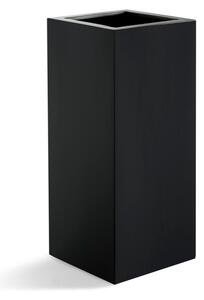 Argento High Cube, vysoký květináč Barva květináče: Černá, Rozměry: 30x30x80 cm