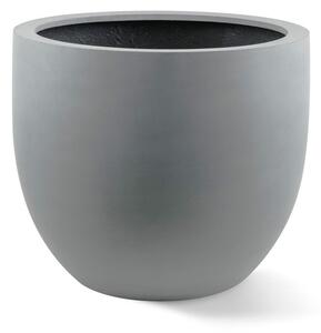 Argento New Egg, oválný květináč Barva květináče: Přírodní šedá, Rozměry: 36x31 cm