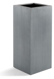 Argento High Cube, vysoký květináč Barva květináče: Přírodní šedá, Rozměry: 30x30x80 cm