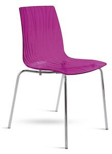 ITTC Stima Plastová židle CALIMA Odstín: Malva transparentní