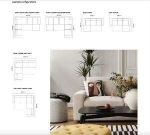 Gala Collezione Sedací souprava KARATO (modulová) Tvar: Tvar L (pravá), Rozměr: Tvar L 288x180 cm (lenoška), Potah: Látka kategorie A