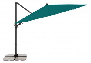 Derby DERBY DX 280 x 280 cm – zahradní slunečník s boční nohou : Desén látky - 848