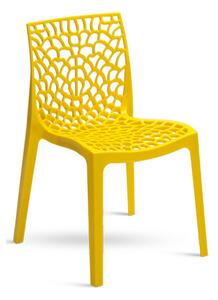 Stima Plastová židle GRUVYER Odstín: Giallo