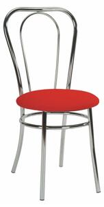 Stima Židle BISTRO chromová s látkou Látky: LUX terracotta 10