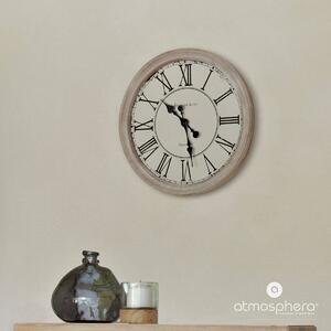 Nástěnné hodiny, ecru vintage, Atmosphera O48 cm