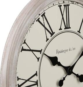 Nástěnné hodiny, ecru vintage, Atmosphera O48 cm