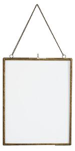 Závěsný fotorámeček Antique brass Frame 20 × 25 cm