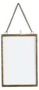 Závěsný fotorámeček Antique brass Frame 13 × 18 cm