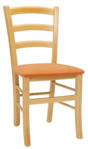 ITTC Stima Židle PAYSANE s čalouněným sedákem Odstín: Třešeň, Látky: MICROFIBRA terracotta 211