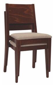 ITTC Stima Stohovatelná židle ALEX s čalouněným sedákem Odstín: Dub Sonoma, Látky: BEKY LUX beige 10