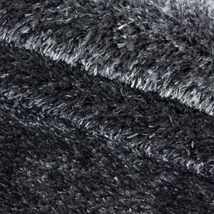 Kusový koberec Brilliant Shaggy 4200 Grey kruh 80x80 cm