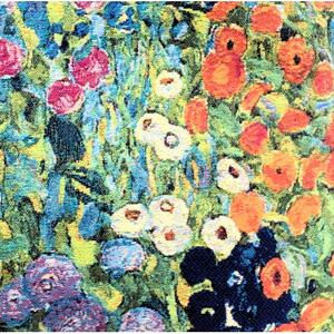 Gobelínový povlak na polštář - Flower Garden II by Klimt