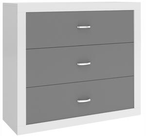 Komoda FILIP 100cm šedá do dětského pokojíčku