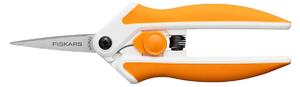 Cvakací nůžky (cvakačky) FISKARS PREMIER EASY ACTION pružinové na nitě 1070029, ergonomická rukojeť, délka 15,4cm