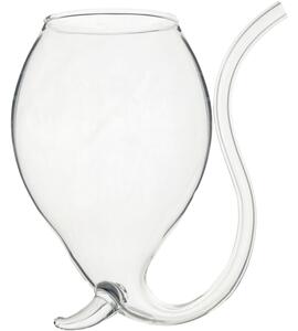 Koktejlová sklenice Sherlockova dýmka, objem: 0,32 litru, výška: 160 mm, délka: 100 mm