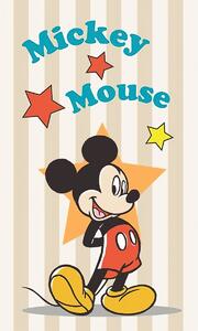 Carbotex dětský froté ručník HVĚZDA MICKEY MOUSE, béžový 30x50cm