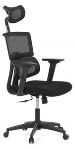 Kancelářská otočná židle VILD — látka, černá