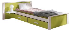 Dětská postel Minesota Plus 80, Matrace: ne, Barva: bílá + šedá Mirjan24 5902928243253