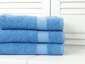 B.E.S. - Petrovice, s.r.o. Bavlněný froté ručník Adria - Modrý Rozměr: 30 x 50