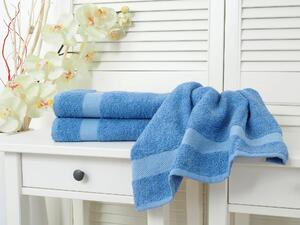 B.E.S. - Petrovice, s.r.o. Bavlněný froté ručník Adria - Modrý Rozměr: 30 x 50